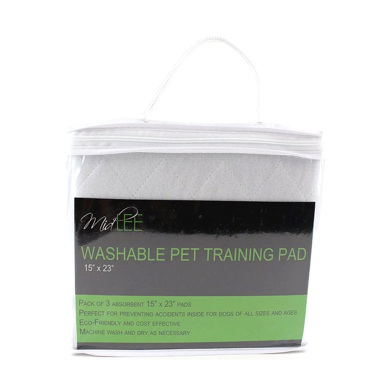 Midlee Reusable Washable Dog Training Pads Pack of 3 (15" x 23") - Image 4